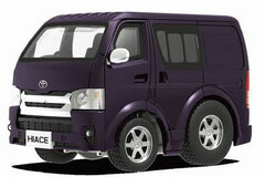 TinyQ Toyota HiAce Metallic Purple