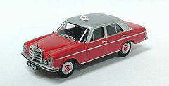 Hong Kong Exclusive 1/64 Mercedes-Benz W115 Hong Kong Taxi Red/Silver