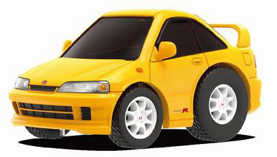 TinyQ Honda Integra DC2 Yellow