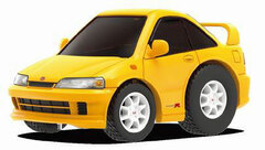 TinyQ Honda Integra DC2 Yellow