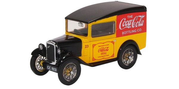 1/43 Austin 7 Van Coca Cola