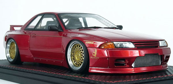 1/18 Pandem GT-R (BNR32) Red Metallic