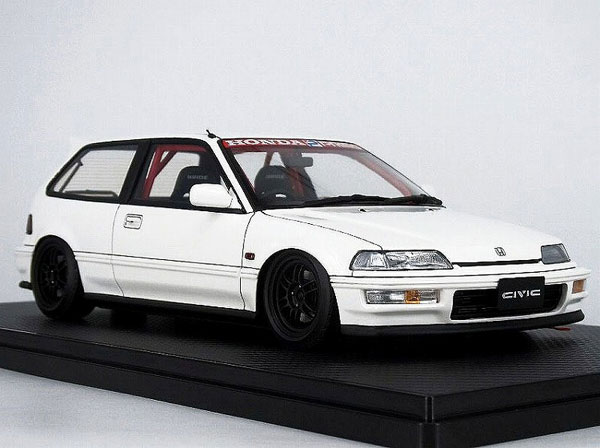 1/18 Honda CIVIC (EF9) SiR White