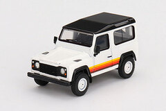 1/64 Land Rover Defender 90 Wagon White (Left-hand Steering)