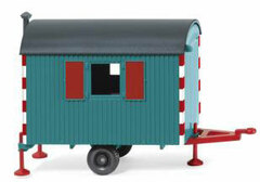 1/87 Site Trailer Water Blue