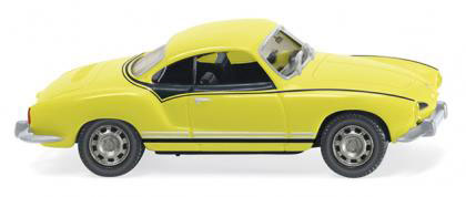 1/87 VW Karmann Ghia Coupe Yellow/Black