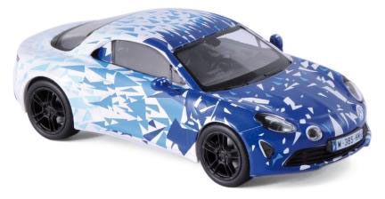 1/43 Alpine A110 2017 White/Blue Test Version
