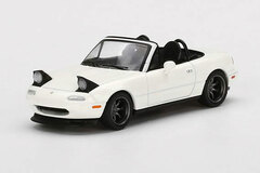 1/64 Mazda Miata MX-5 (NA) Tuning Version Classic White Fred's Garage Special (Taiwan Exclusive)