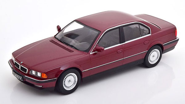 1/18 BMW 740i E38 1.series 1994 dark red-metallic