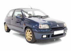 1/43 Renault Clio Williams 1993 Blue 4Item Set (Toy Grade)