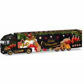 1/87 Iveco Stralis XP Box Semi-trailer 2018 Herpa Christmas Truck