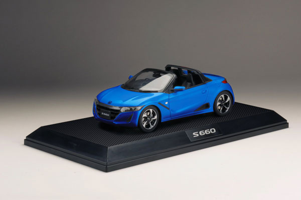1/18 Honda S660 Alpha French Blue Pearl