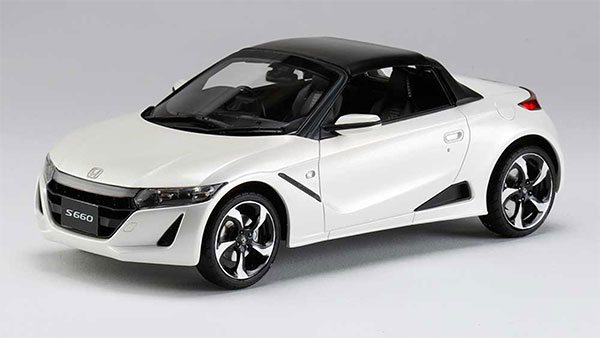 1/18 Honda S660 Alpha Premium Star White Pearl