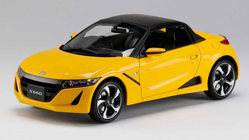 1/18 Honda S660 Alpha Carnival Yellow II