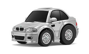TinyQ BMW M3 (E46) Silver