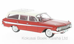 1/43 Chevrolet Nomad Station Wagon 1961 Red/ White