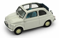 1/43 Fiat New 500 Economica Open Roof 1957 Light Gray