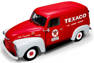 1/18 1948 Chevy Panel Delivery Texaco (Red/ White)