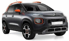 1/43 Citroen C3 Aircross 2017 Gray & White Roof Orange Deco