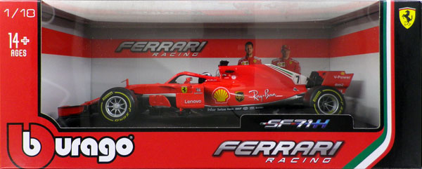 1/18 Ferrari SF71H #7 2018 Raikkonen (w/Driver)