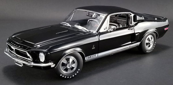 1/18 1968 SHELBY MUSTANG GT350H RENT-A-RACER RAVEN BLACK