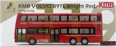 Tiny City No.119 Volvo B9TL KMB (Kowloon Bus) Wright Red 41A