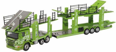 1/76 Scania Car Transport Green Tiger