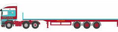 1/76 ERF EC14 Flatbed Trailer Pollock