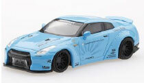 1/64 LB WORKS Nissan GT-R R35 Ducktail Light Blue (Right-hand Steering)
