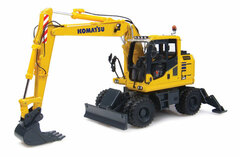 1/50 Komatsu PW148-10 Standard & Ditch w/Cleaning Bucket