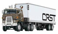 1/64 CRST International Transtar COE & 40ft Vintage Trailer