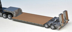 1/50 16 Wheels Medium/Low-bed Heavy-lift Trailer w/Hydraulic Folding Ramps (Light Gun Metallic)
