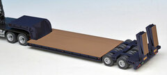 1/50 16 Wheels Medium/Low-bed Heavy-lift Trailer w/Hydraulic Folding Ramps (Dark Blue Metallic)
