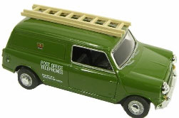 1/76 Mini Van With Ladder Post Office