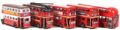 1/148 London Transport Route Master Double Decker Bus 5Car Set