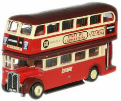 1/148 Burton Transport RTL Double Decker Bus (Orange Red/Ivory)