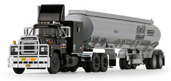 1/64 R.D. Trucking Convoy by McCall 45th Anniversary Mac R 60 Inch Flat Top Sleeper & Tank Trailer
