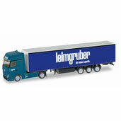 1/160 Mercedes-Benz Actros Curtain Canvas Semi-trailer 