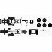1/87 Mercedes-Benz SK Chassis 2-axle 2pcs Set