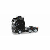 1/87 Volvo FH Gl. 6x2 Rigid Tractor w/Headlights, Flashing Lights Black