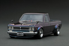 1/43 Nissan Hakotora Long Metallic Purple/Green