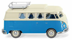 1/87 VW T1 Camper Van pearly White/Blue