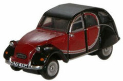 1/148 Citroen Charleston 2CV (Maroon/Black)