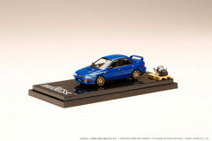 1/64 Subaru Impreza WRX (GC8) 1992 Custom Version / w/Engine Display Model Sports Blue