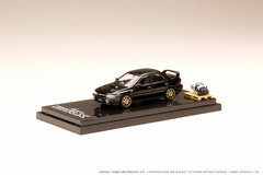 1/64 Subaru Impreza WRX (GC8) 1992 Custom Version / w/Engine Display Model Black Mica
