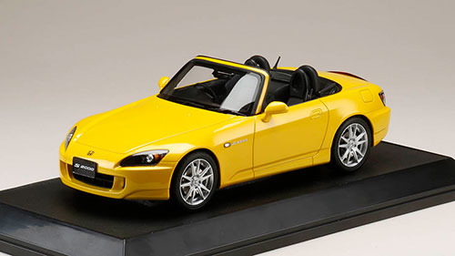 1/18 Honda S2000 (AP1-200) New Indie Yellow Pearl