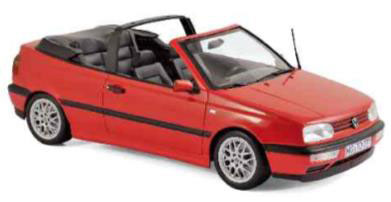 1/18 VW Golf Cabriolet 1995 Red