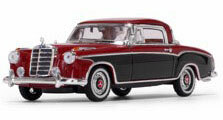 1/43 Mercedes-Benz 220 SE Coupe 1958 Red/Black