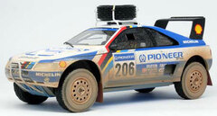 1/18 Peugeot 405 T-16 #206 1990 Paris-Dakar Rally Second Place (Pioneer) Dirt Painting