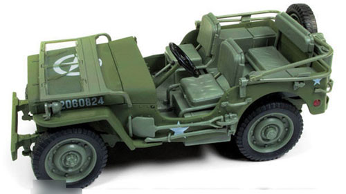 1/18 1941 Jeep Willys - Army Olive Drab